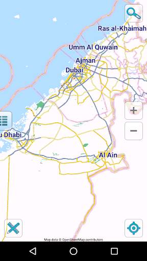 Map of UAE offline screenshot 1