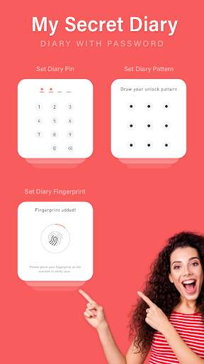 Secret Diary Lock with  - My Diary Journal Diary screenshot 3