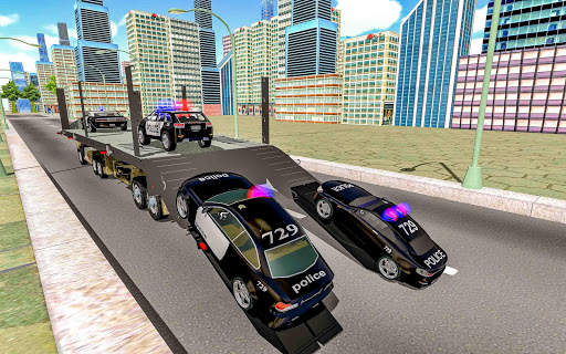 Police Robot Transport Car screenshot 2