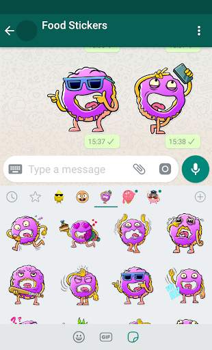 New WAStickerApps - Food Stickers For WhatsApp screenshot 3