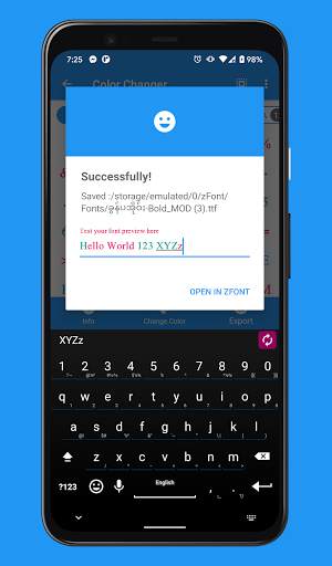 zFont Tool - Android Font Tool screenshot 6
