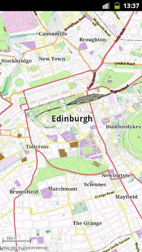 Edinburgh Offline City Map screenshot 1