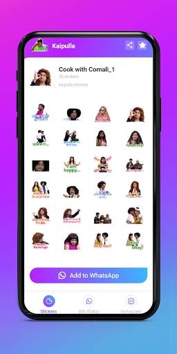 Kaipulla: Tamil Whatsapp Stickers, WAStickers screenshot 3