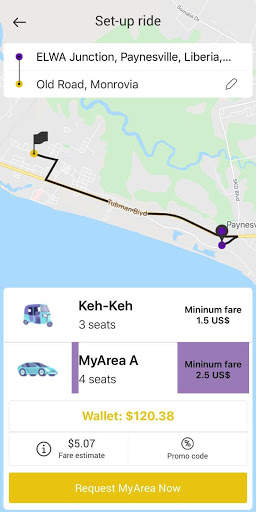 MyArea screenshot 2