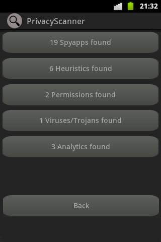 Privacy Scanner (AntiSpy) 5 تصوير الشاشة