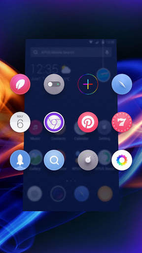 Black simple business -APUS Launcher free theme screenshot 3