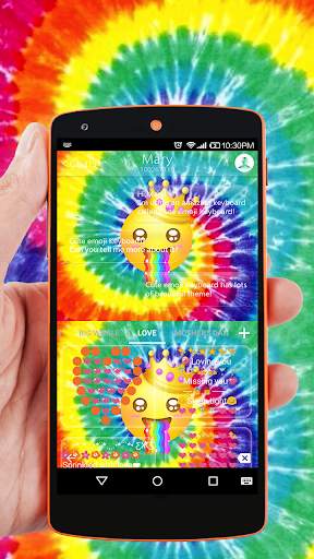 Fantasy Color Emoji Theme for Emoji Keyboard स्क्रीनशॉट 7