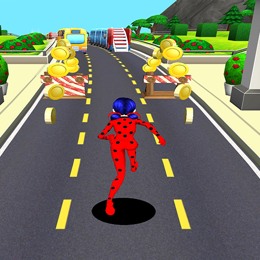 Castle Princess Pretty Ladybug Runner 3D icon