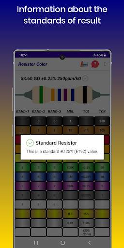 Resistor Color Code Calculator: SMD Code, Package 6 تصوير الشاشة