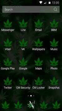 Weed Rasta Launcher Theme screenshot 2