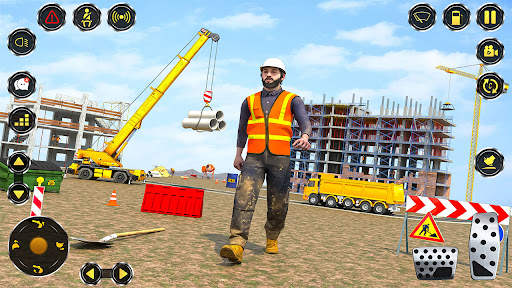 Modern Road Construction Games screenshot 5