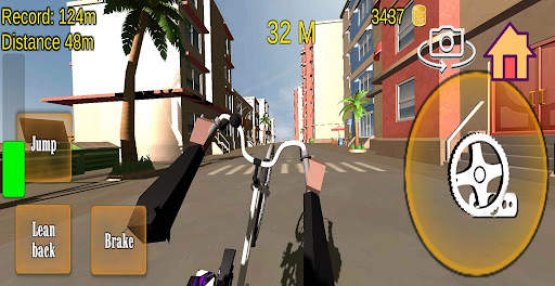 Wheelie Bike 3D - BMX wheelie screenshot 2
