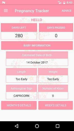 Pregnancy Tracker screenshot 2