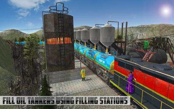 Indian Train Oil Tanker Transport:Train Games 2017 screenshot 4