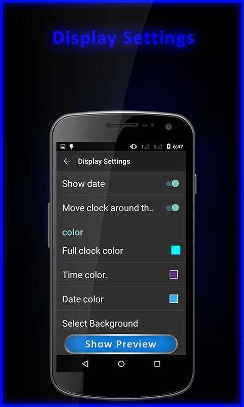 Night Digital Clock With Alarm screenshot 3