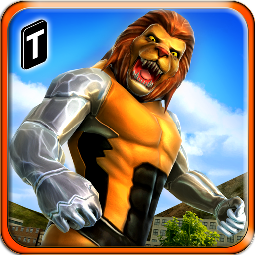 Scary Lion City Attack أيقونة
