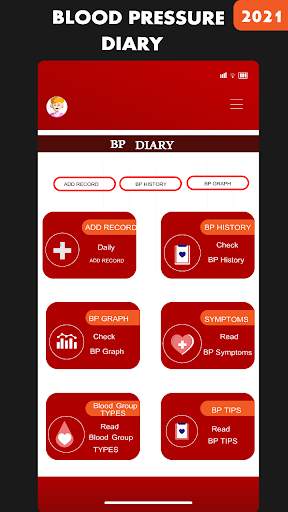 Daily High Blood Pressure Calculation BP Diary screenshot 1