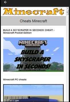 Free Minecraft Cheat Games screenshot 6