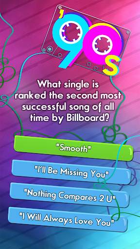 Top 90s Music Trivia Quiz Game screenshot 1