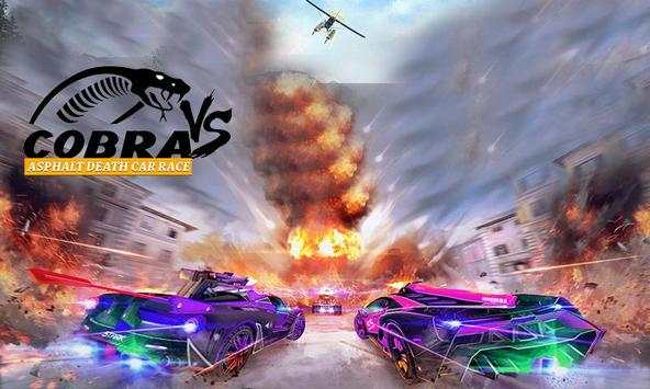 Cobra VS Car Racing-Asphalt Rivals Fast Death Car screenshot 2