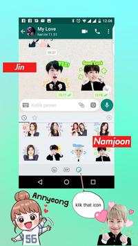 BTS Idol Stickers WA screenshot 2