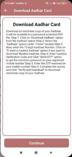 Aadhar Card – Check Aadhar Status, Download Aadhar screenshot 8