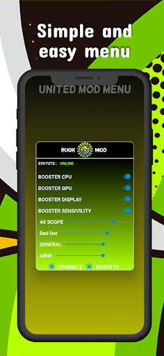 UNITED MOD MENU HAK screenshot 2