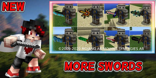 More Swords Mod for MCPE   Map screenshot 1