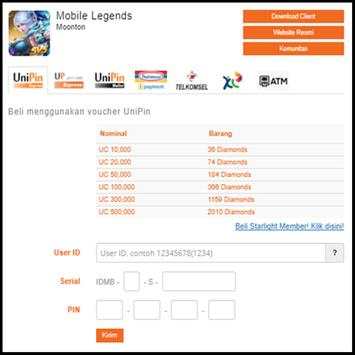 Unipin - Topup Diamond ML Via Pulsa screenshot 4