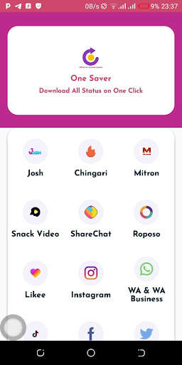 One Saver - All in One Status Saver screenshot 1