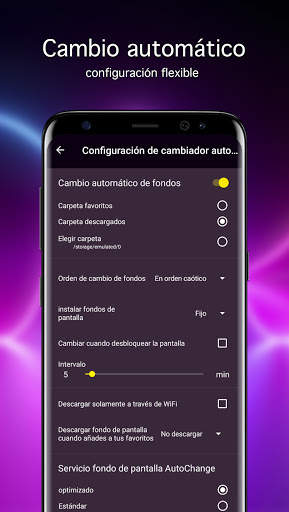 Fondos de pantalla de neón 4K screenshot 4