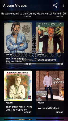 KENNY ROGERS Offline MP3 & Video Album Collection screenshot 11