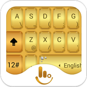 ikon TouchPal Gold Keyboard Theme