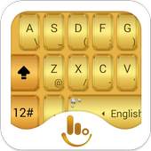 TouchPal Gold Keyboard Theme 6.2.24.2019