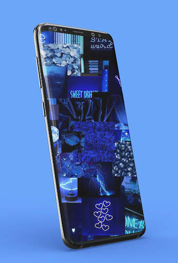 Blue Aesthetic Wallpaper Offline screenshot 1