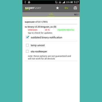 Superuser for ROOTED screenshot 1