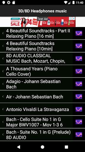 3D/8D headphones music screenshot 4