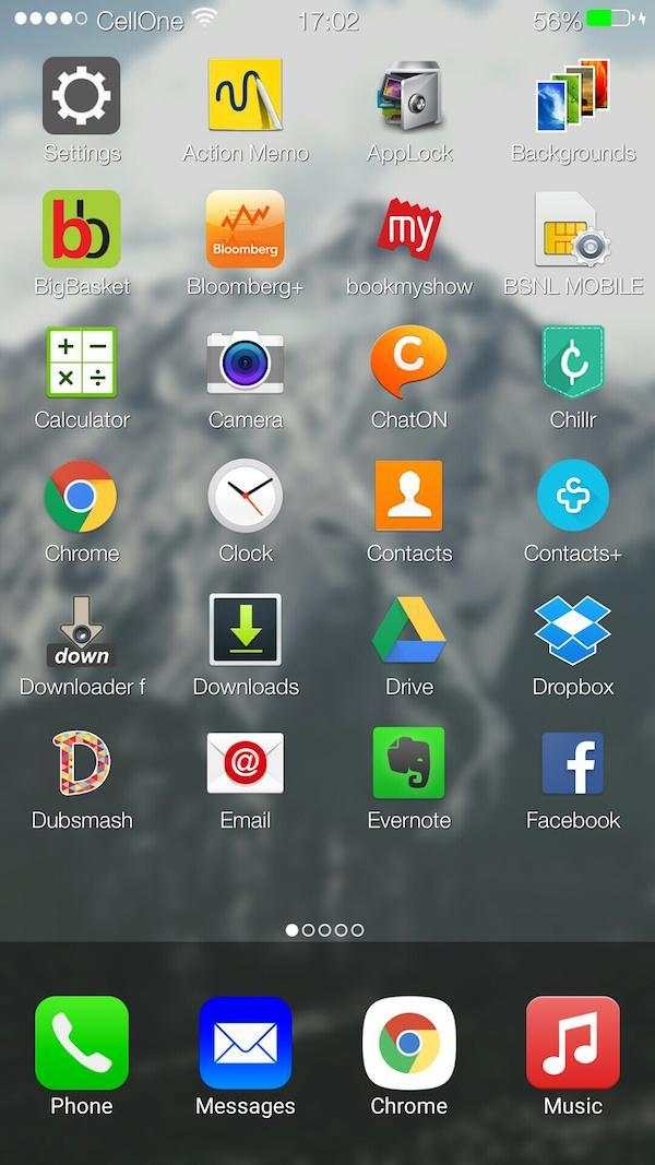 Titan os 9 Launcher i6 theme screenshot 3