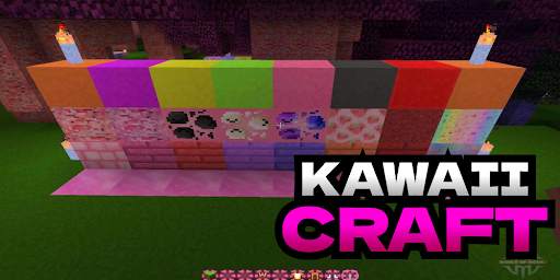 Mod Kawaii World for minecraft screenshot 1