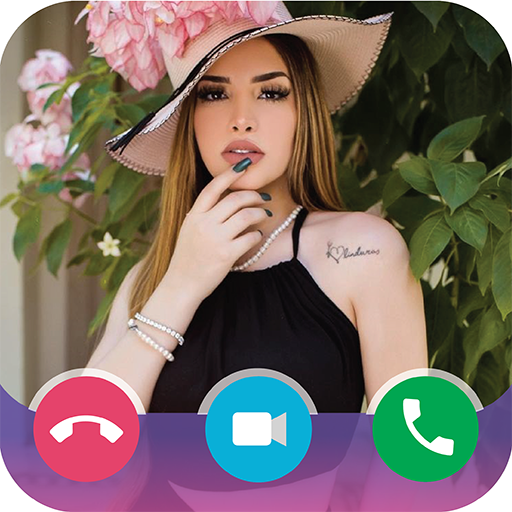 Kim Loaiza Fake Video Call Simulation icon