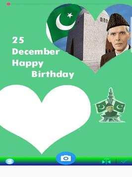 Quaid-E-Azam 25 December Pak Hero Photo Frames 3 تصوير الشاشة