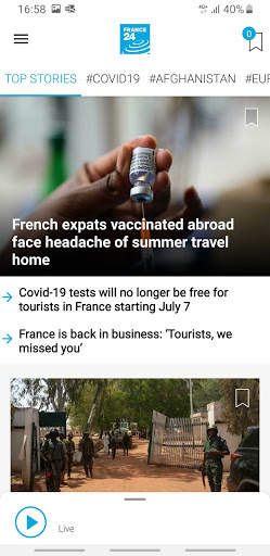FRANCE 24 - Live news 24/7 screenshot 1