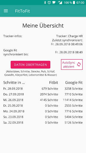 FitToFit screenshot 1
