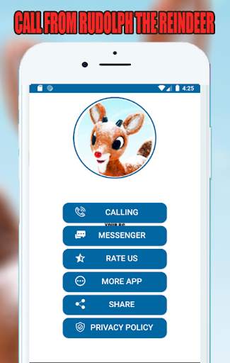 Rudolph's Reindeer Call & Messenger vid Simulator screenshot 1