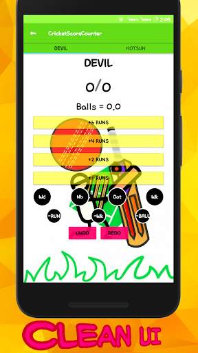 Cricket Score Counter and Save screenshot 3
