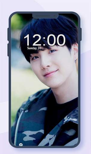 Suga BTS Cute Wallpaper HD screenshot 2