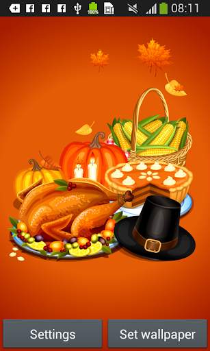 Thanksgiving Live Wallpapers screenshot 1