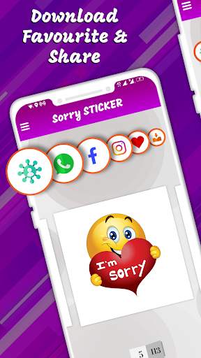 Sorry GIF : Sorry Stickers For Whatsapp screenshot 3