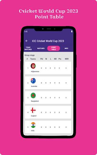 Cricket World Cup 2023 screenshot 2