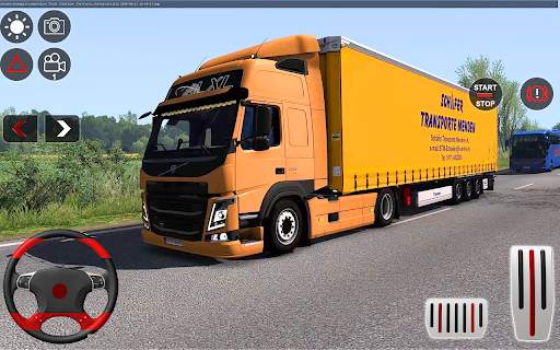 Euro Truck Driving Games Sim screenshot 1